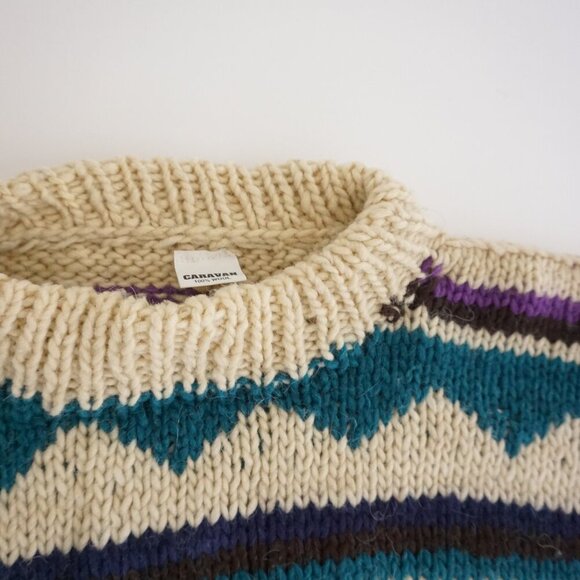 Cozy Multicolor Knit Sweater - Picture 11 of 13